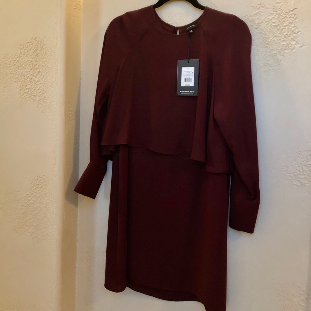 Target Who What Wear Burgundy Dress